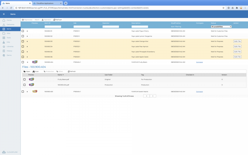 CLOUDFLOW MODULE COCKPIT - CLOUDFLOW by HYBRID Software